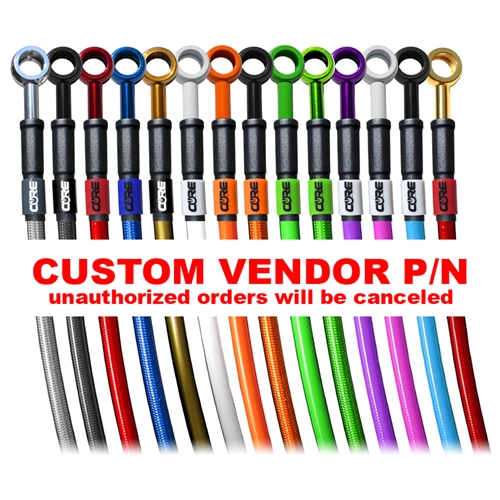 20 units.  44 inches.  End 1: STR / End2: 20F Colors: BLK/POL/RD-BK No Groms 2 single M10x1.25 bolts per line