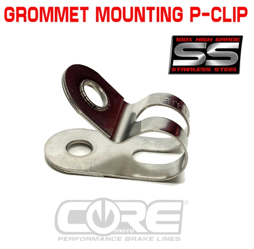 Grommet holding P-Clips