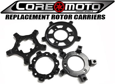 Core Moto motorcycle wheel rotor carriers