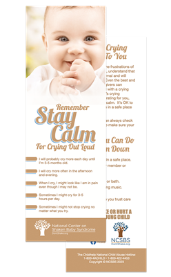 Stay Calm Bookmark