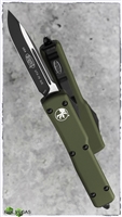Microtech UTX-70 S/E 148-1OD Black Blade OD Green Handle