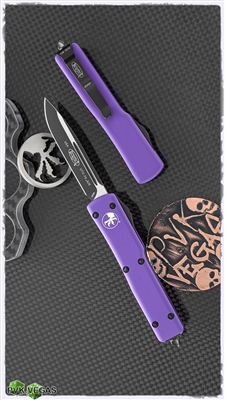 Microtech UTX-70 S/E 148-1PU Black Blade Purple Handle