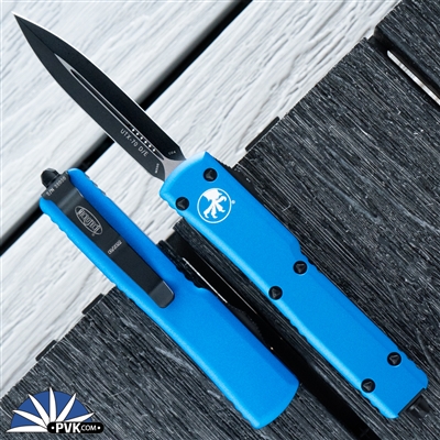 Microtech UTX-70 D/E 147-1BL Black Blade Blue Handle