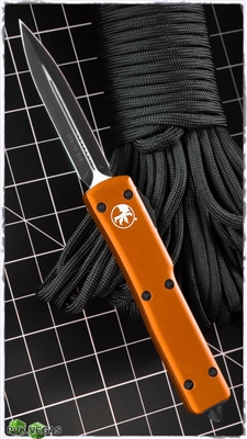 Microtech UTX-70 D/E 147-1OR Black Blade Orange Handle