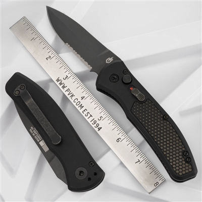 Gerber Empower Auto Black w/Black Serrated Blade & Armored Grip