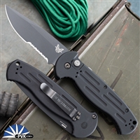 Benchmade AFO2 Armed Forces Only 9051SBK Serrated Black Blade