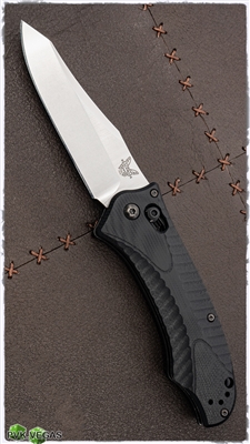 Benchmade 9555 Rift Auto Satin Blade w/Black Scales