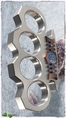 BURN Titanium Knuckles MokuTi Inlay