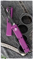 Microtech UTX-70 T/E 149-1VI Black Blade Violet Body