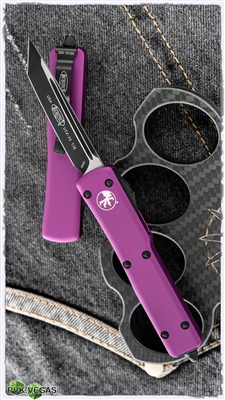 Microtech UTX-70 T/E 149-1VI Black Blade Violet Body