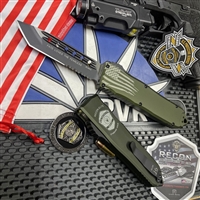 Guardian Tactical RECON ELITE Serrated Two-Tone Green Tanto 108222