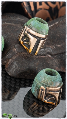 Bounty Hunter Custom Bead by Harding - Copper w/ Green