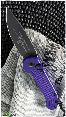 Microtech LUDT 135-1PU Black Blade Purple Handle
