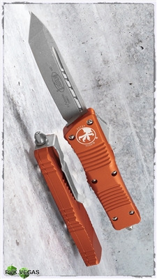 Microtech Combat Troodon T/E 144-1OAPOR AP Blade Orange Handle