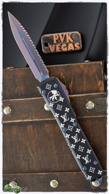 PVK Custom LV Ultratech Black W/Purple Colorfade Anodized Blade & Hardware