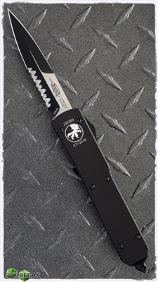 Vintage Microtech Ultratech Bayonet Black Serrated Blade Tactical