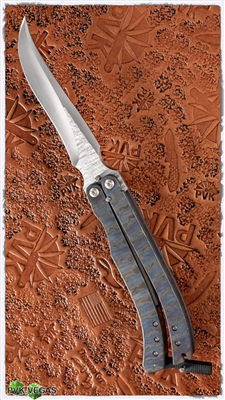 Reese Weiland Offset Persian Balisong Satin w/ Rock Grind