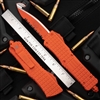 Microtech Combat Troodon HS Rescue, Orange Frag Chassis Full Serrated Orange Blade