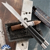 29 Knives Custom 5" S35VN Kampilan Blade, Black G10 , Channel Cut 303 Stainless Steel