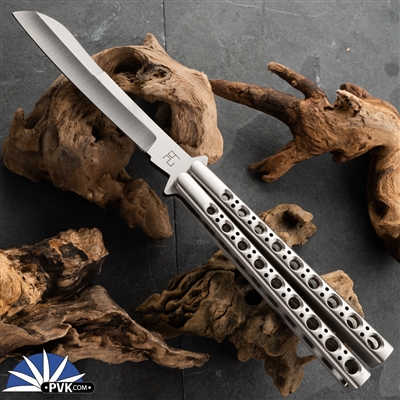 29 Knives Custom 5" S30V Bankon  Skeleton Channel Cut 303 Stainless Steel