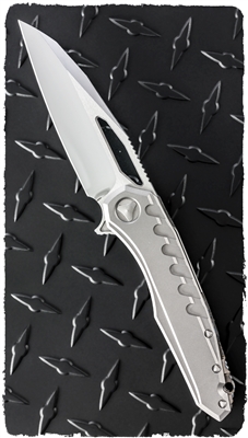 Marfione Custom Sigil MK6 High Polish Blade Titanium Handles w/ Copper Backplate SN003