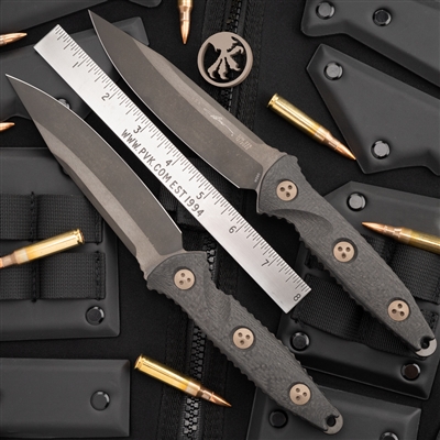 Microtech SOCOM Alpha S/E 113-1DLCCFS DLC Blade Bronzed Hardware Carbon Fiber Handles