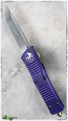 Microtech Combat Troodon D/A OTF S/E 143-4PU Satin Blade Purple Handle