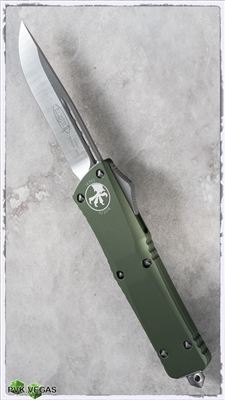 Microtech Combat Troodon D/A OTF LTD 143-S4OD Satin Blade Green Handle