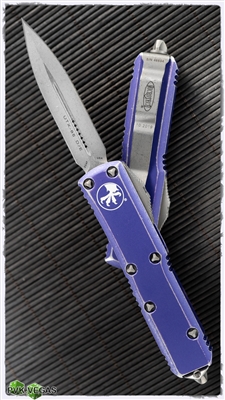 Microtech UTX-85 D/E 232-10DPU Apocalyptic Blade Distressed Purple