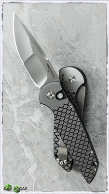 Protech Tactical Response TR-3 X1.6 Automatic Stainless Steel Compound Grind Scales