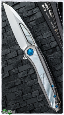 Marfione Custom Super Sigil Mother of Pearl High Polish Blade