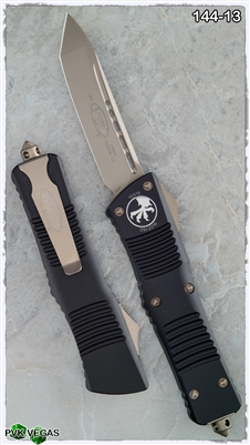 Microtech Combat Troodon D/A OTF Black Handle Black Tanto Blade