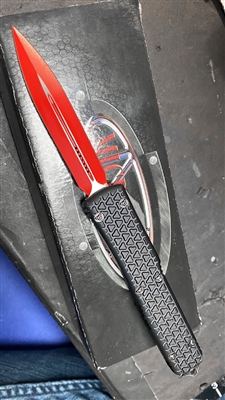 Microtech Ultratech D/A OTF Tri-Grip Red Double Edge Sith Lord