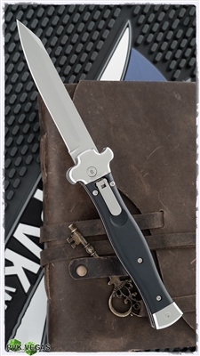 AGA Campolin ZERO Black T6 Handle Silver Tanto Blade Polished (Tumbled)