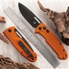 Fox Knives X AGA Campolin Limited Edition Smarty Black Spear Point Orange Handle