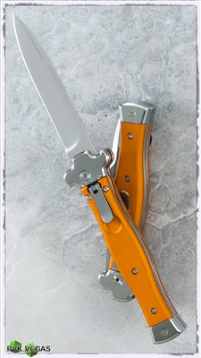 AGA Campolin ZERO Orange T6 Handle Silver Bayonet Blade Polished HWn ZERO G10