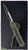 AKC F-16 D/A Stiletto OTF Two Tone Bayonet OD Green Handle