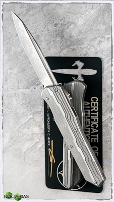 Marfione Custom Cypher Stainless Handle AP Finish Single Edge Blade