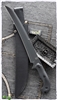 Bastinelli Creations Separateur Fixed Blade, Black G-10,  13" Black Cerakote Blade