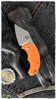 Fox Knives Dragotac "Piemontes" Slim Friction Folder, Orange FRN, 1.6" Satin N690