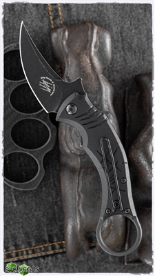 Bastinelli Creations Mako Folder Liner Lock Knife 2 Saints Bronze