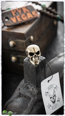 Bony Buddy Russia Bronze Skull Bead