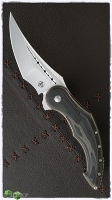 Begg Custom Mandera Mirror Stonewash XHP w/ Herringbone Carbon Fiber Inlays