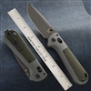 Benchmade Redoubt AXIS Lock, Green/Gray Grivory, Cerakoted CPM-D2