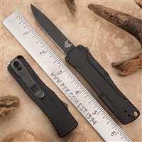 Benchmade Om 4850BK D/A OTF Black DLC Black Aluminum