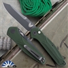 Benchmade Osborne 9400BK Automatic, Green Aluminum, Black S30V