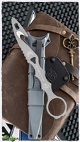 Benchmade SOCP Rescue Tool w/ Gray Sheath, Gray 440C