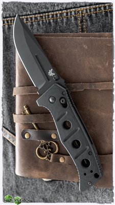 Benchmade Sibert 275BK Adamas AXIS Lock, Black D2, Black G10