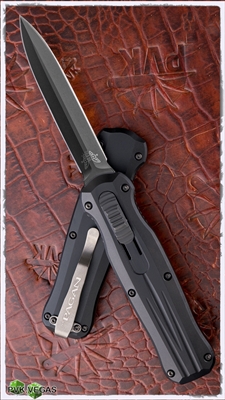 Benchmade Pagan 3320BK D/E Black &Chisel Ground Blade