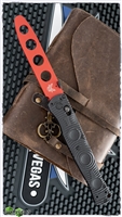 Benchmade SOCP Tactical Folder AXIS Lock, Red D2 Trainer CF-Eliteâ„¢